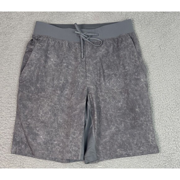 Lululemon T.H.E. Shorts Mens M Linerless 9" Running Gravel Dust Asphalt Gray - Picture 1 of 8